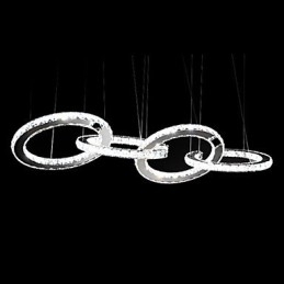 Závesné svietidlá Crystal Light Modern Contemporary Metal