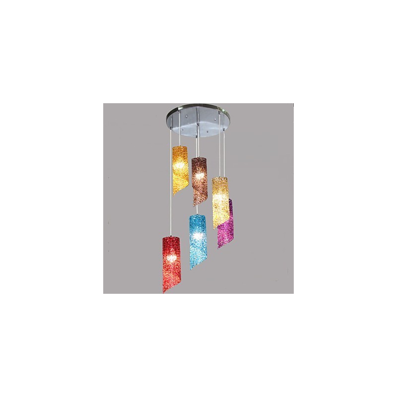 Hlava Cylindrické okrúhle dlhé hliníkové valcové kreatívne lampy