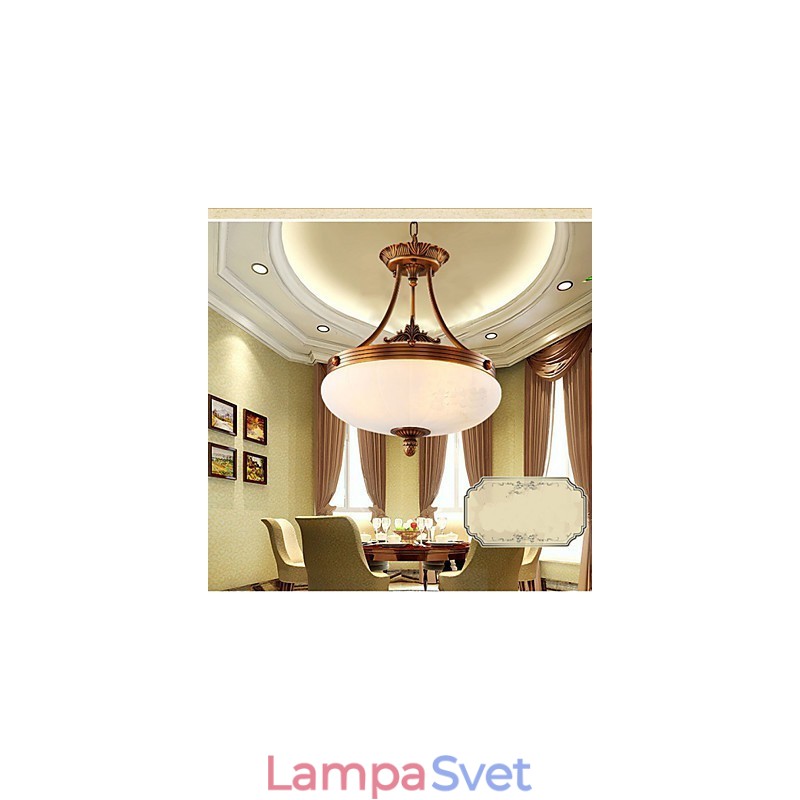 Európska mramorová lampa Copper Luster Lights