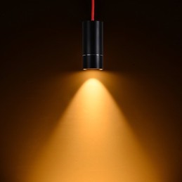 1 Light Mini Závesné svietidlo Čierne eloxované hliníkom