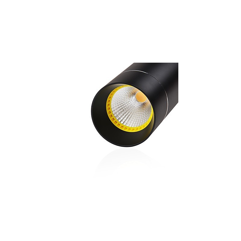1 Light Mini Závesné svietidlo Čierne eloxované hliníkom