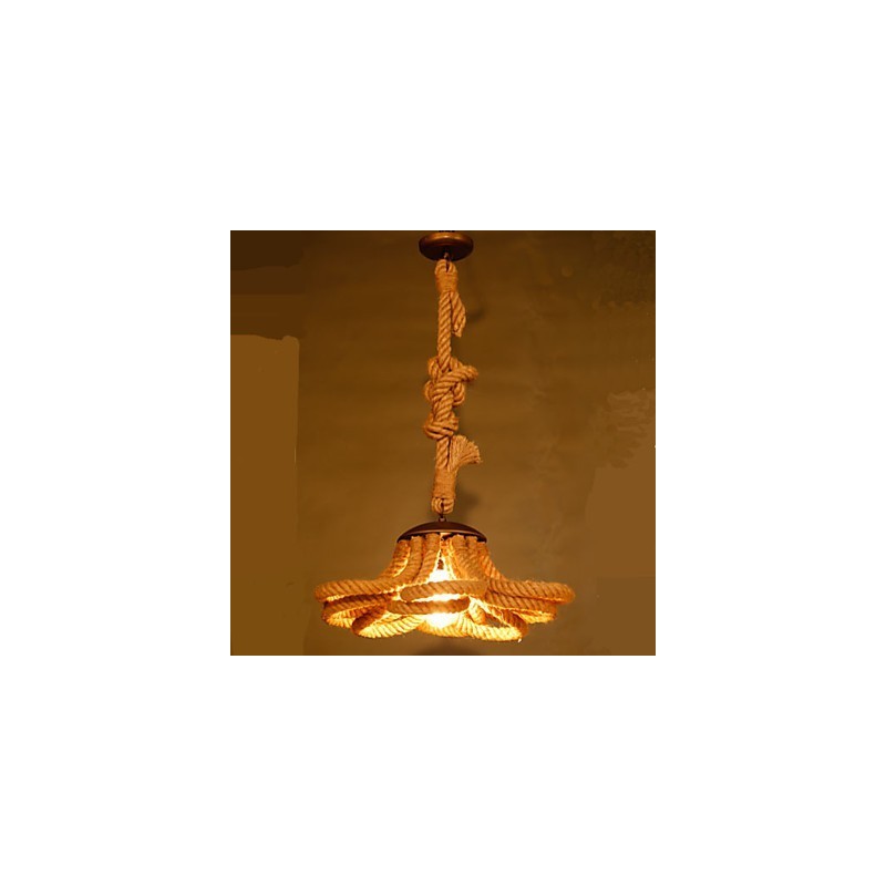 Americká Pastoralge Rope lampa Retro