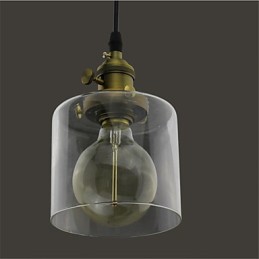 Sklenená mosadz Retro Vintage Industrial ART Závesné svietidlo do kaviarne do garáže