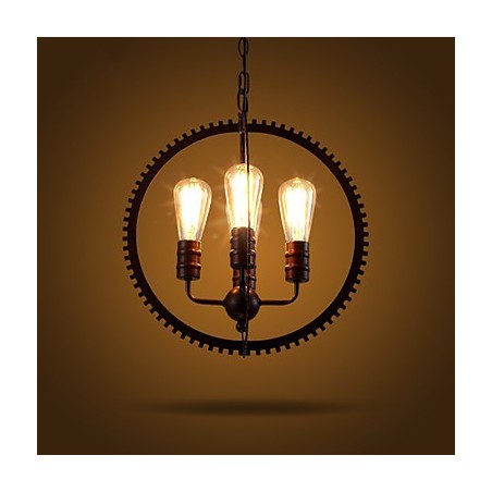 Kreatívne retro závesné lampy Americký vidiecky kovaný luster Kreatívne retro závesné lampy Americký vidiecky kovaný luster