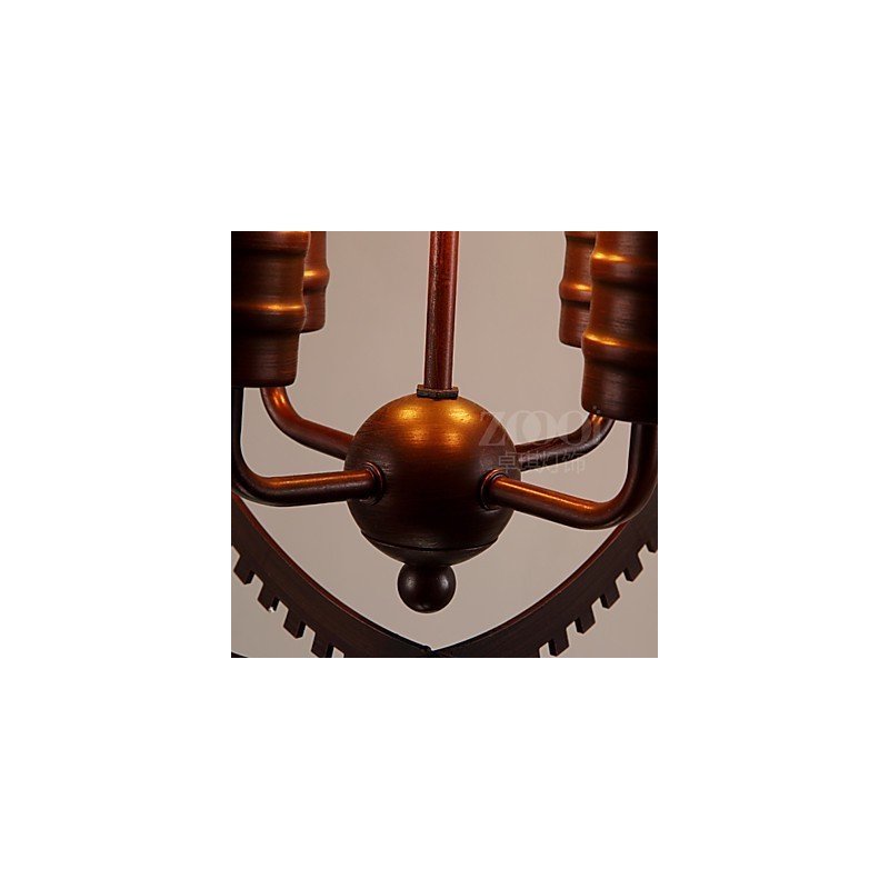 Kreatívne retro závesné lampy Americký vidiecky kovaný luster
