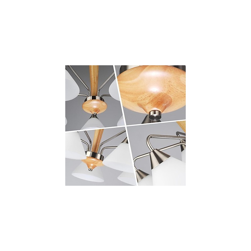 Závesné svietidlá Moderné súčasné drevené bambusové