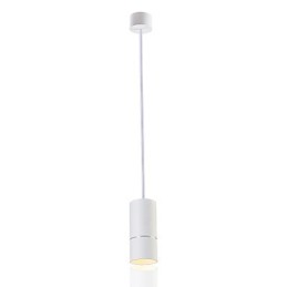 GE 05032 8W 136mm 1 svietidlo mini závesné svietidlo práškové biele s hliníkom