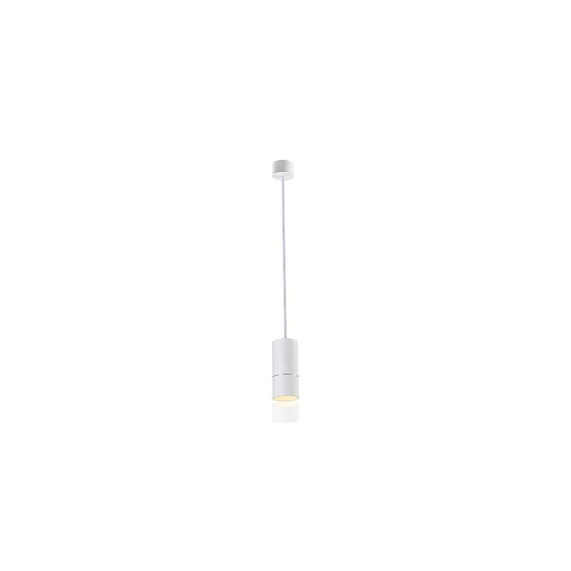 GE 05032 8W 136mm 1 svietidlo mini závesné svietidlo práškové biele s hliníkom