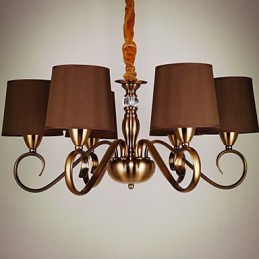 Rustic Lodge Vintage Mini štýl galvanicky pokovovaný kovový luster