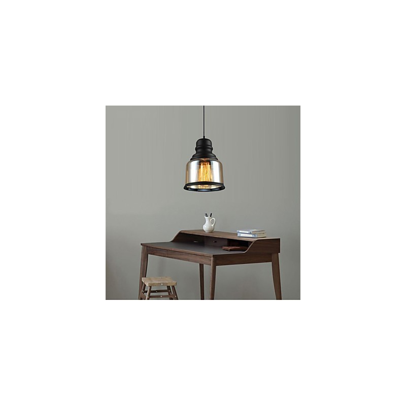 Retro osvetlenie Loft Lights Sklenené závesné svietidlo