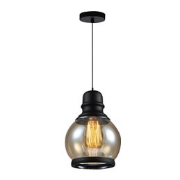 Retro osvetlenie Loft Lights Sklenené závesné svietidlo