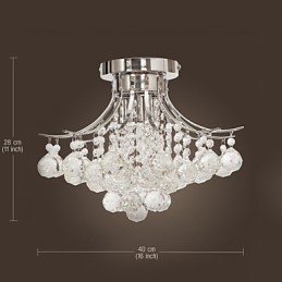 Luster Modern Crystal 3 Lights