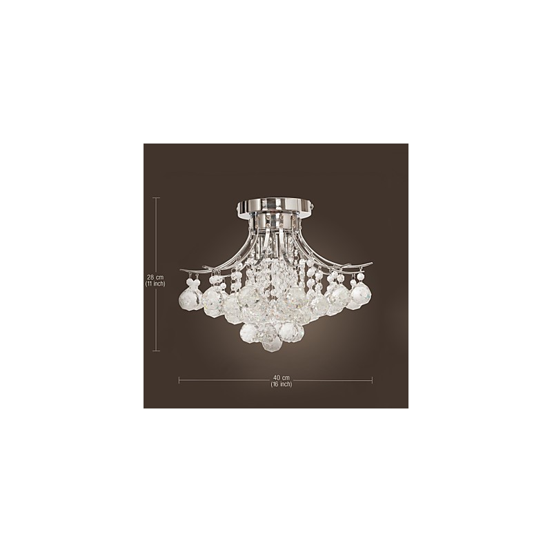 Luster Modern Crystal 3 Lights
