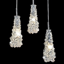 Luster Tradition Classic Transparent glass 3 Light