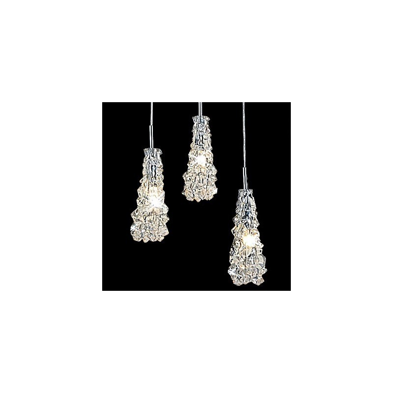 Luster Tradition Classic Transparent glass 3 Light