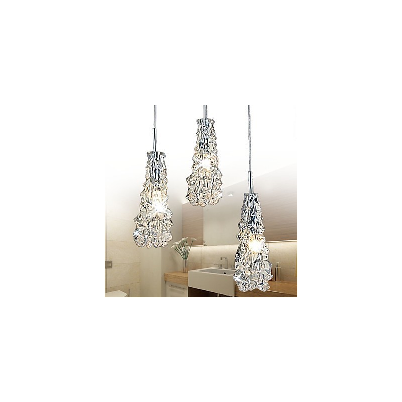 Luster Tradition Classic Transparent glass 3 Light