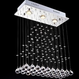 Moderná súčasná tradičná klasická rustikálna chata Vintage Country Island Crystal Mini štýl galvanicky pokovovaná