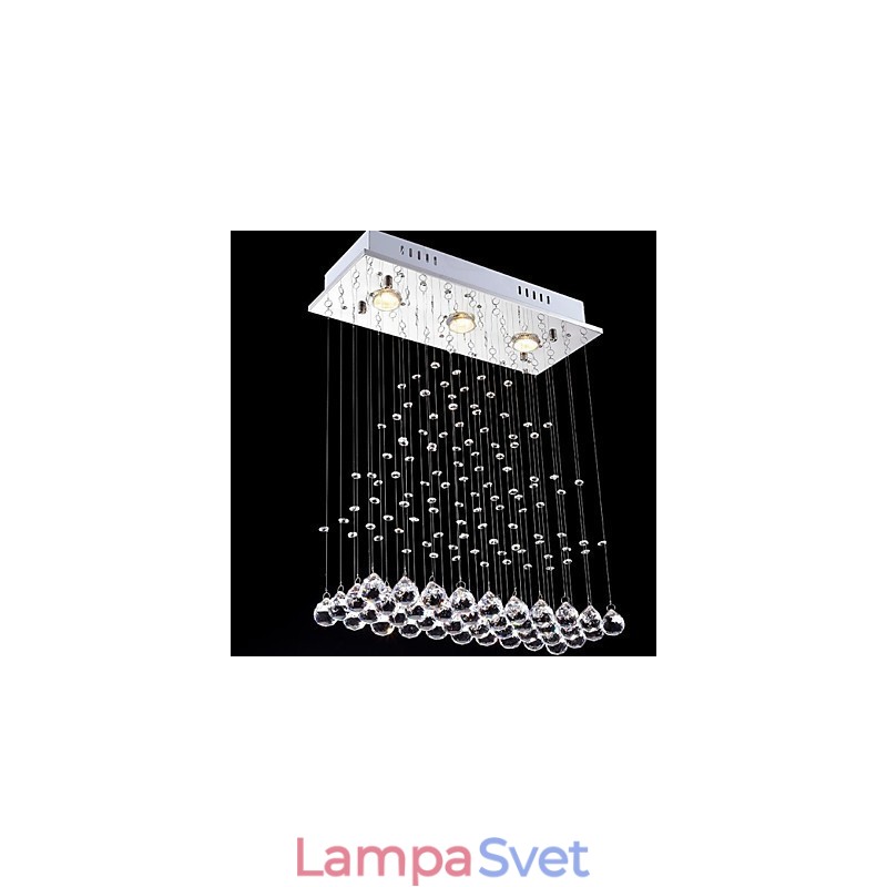 Moderná súčasná tradičná klasická rustikálna chata Vintage Country Island Crystal Mini štýl galvanicky pokovovaná