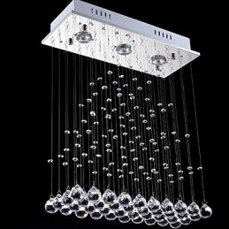 Moderná súčasná tradičná klasická rustikálna chata Vintage Country Island Crystal Mini štýl galvanicky pokovovaná