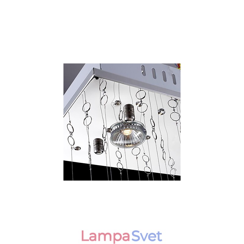 Moderná súčasná tradičná klasická rustikálna chata Vintage Country Island Crystal Mini štýl galvanicky pokovovaná