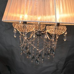 Jemný elegantný 5 svetiel prívesok vzor s kvetom