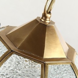 Závesné svietidlá Crystal Mini Style Traditional Classic Metal