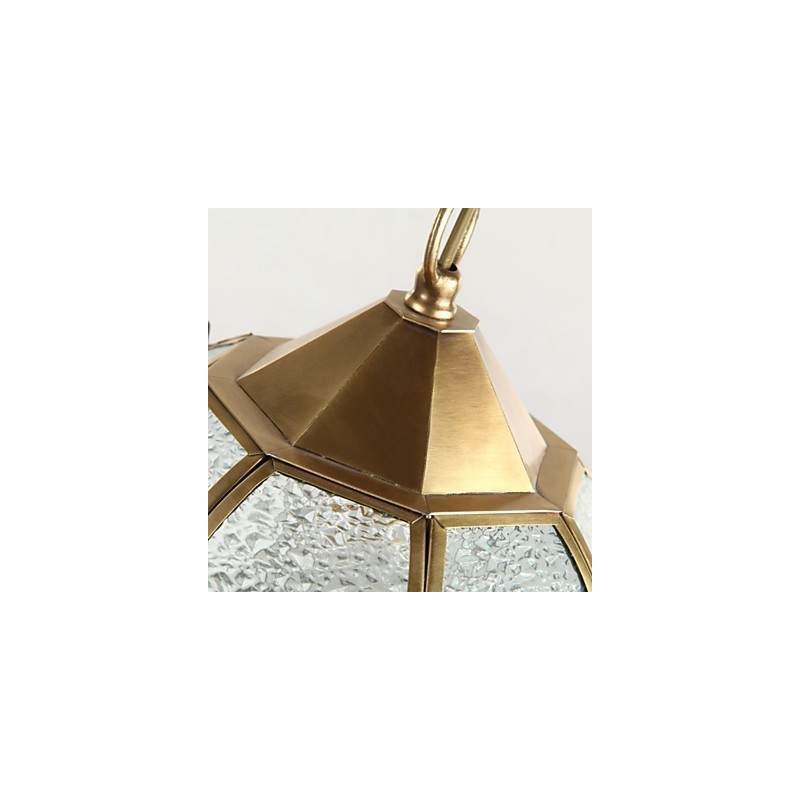 Závesné svietidlá Crystal Mini Style Traditional Classic Metal