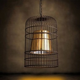Luster Rustic Lodge Drum Metal