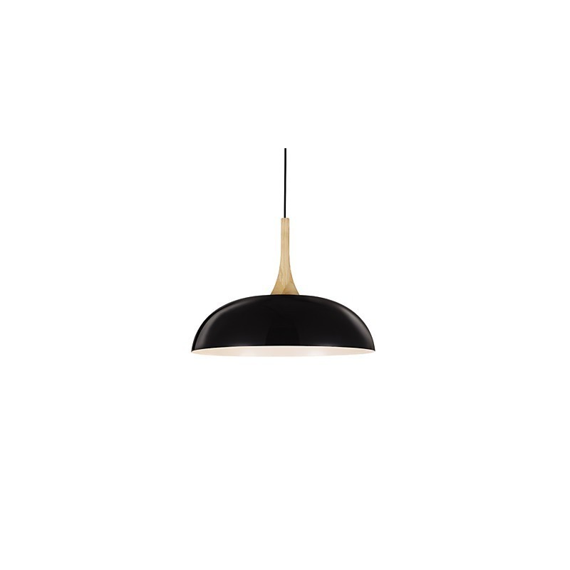 Mini umelecká závesná lampa 1 Svetlá Moderná Jednoduchosť Čiernobiela povrchová úprava Hliníkové a drevené závesné svietidlo