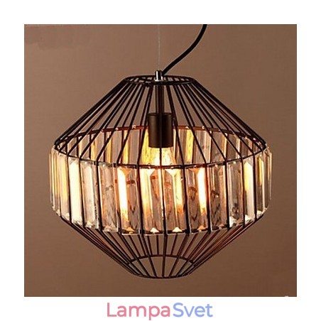 Klasický krištáľový luster z tepaného železa Birdcage Klasický krištáľový luster z tepaného železa Birdcage