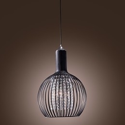 Moderná súčasná lampa s krištáľovým mini štýlom galvanizované závesné svietidlo
