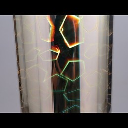 Vysnívané laserové gravírovanie Chrómovaná lampa 3 Rovná