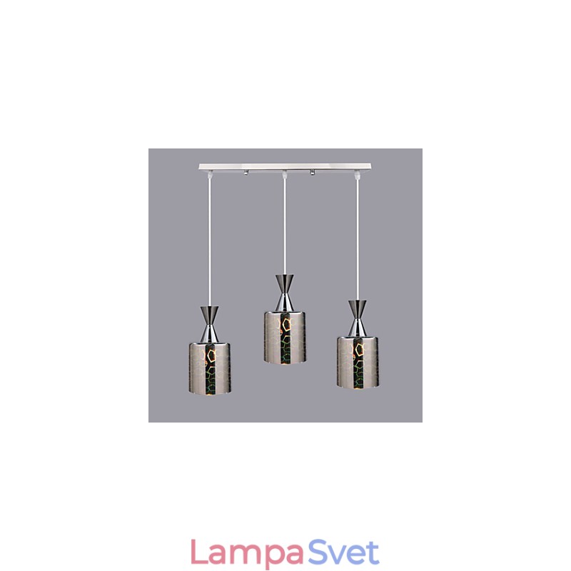 Lampa Dream laser Graving Chrome Plated 3 Straight