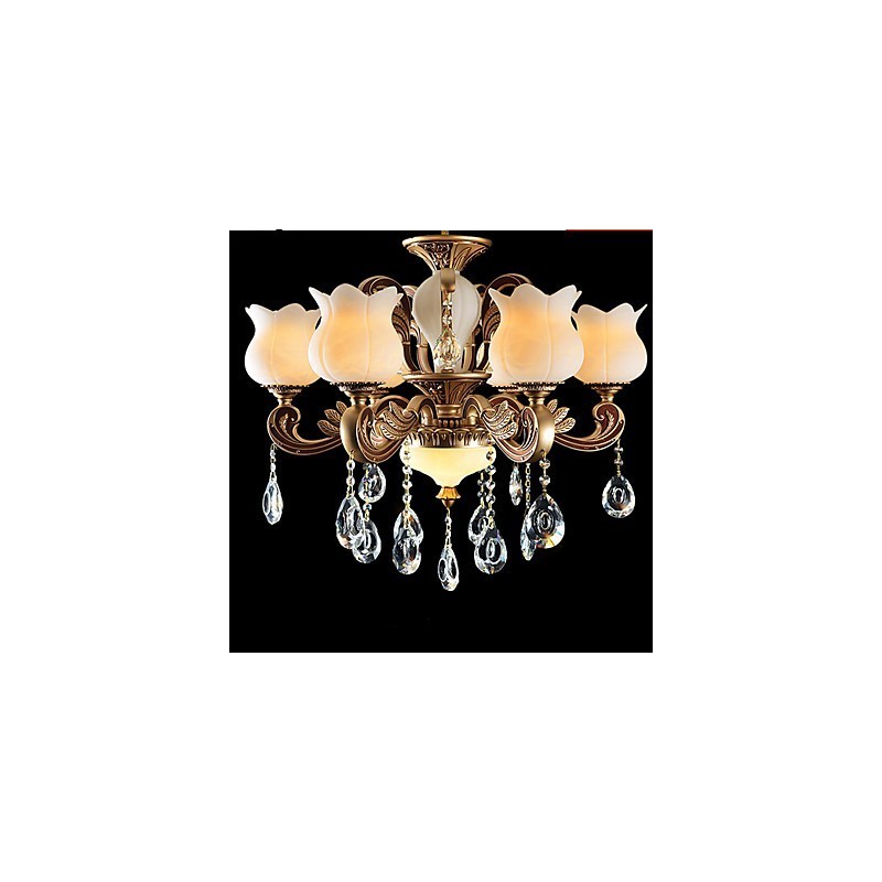 Európska krištáľová závesná lampa a luxusná lampa