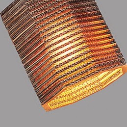 Závesná lampa 1 Ľahký moderný látkový materiál