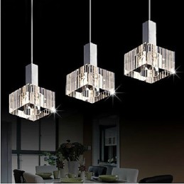Krištáľová prívesková lampa tri