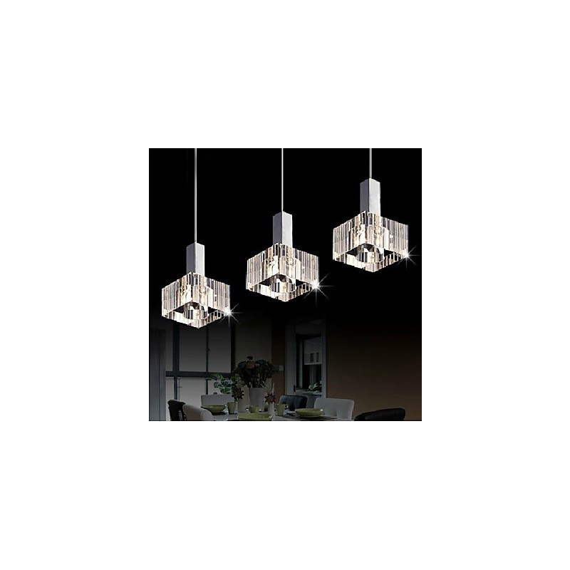 Krištáľová prívesková lampa tri