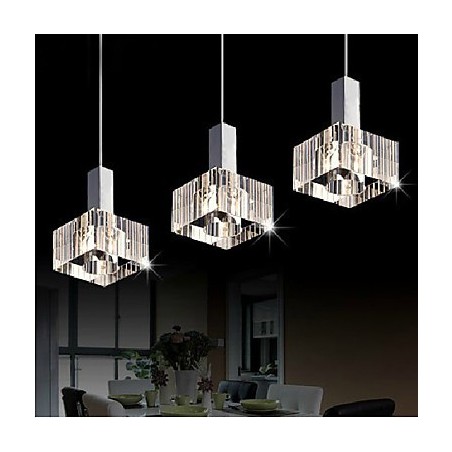 Krištáľová prívesková lampa tri Krištáľová prívesková lampa tri
