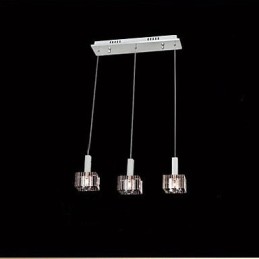 Krištáľová prívesková lampa tri