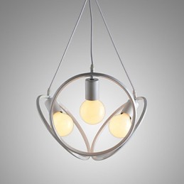 Luster s 3 svetlami Tradičné klasické retro kovové