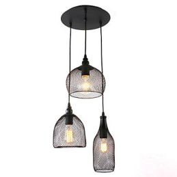 Závesné svetlá Mini Style Rustic Lodge Retro Country Garáž Metal