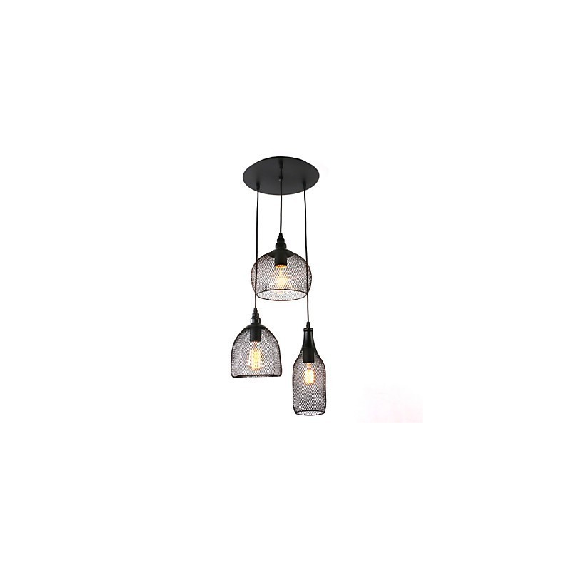 Závesné svetlá Mini Style Rustic Lodge Retro Country Garáž Metal