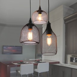 Závesné svetlá Mini Style Rustic Lodge Retro Country Garáž Metal