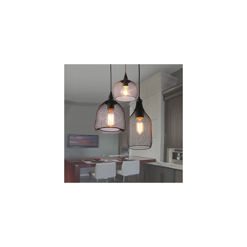 Závesné svetlá Mini Style Rustic Lodge Retro Country Garáž Metal