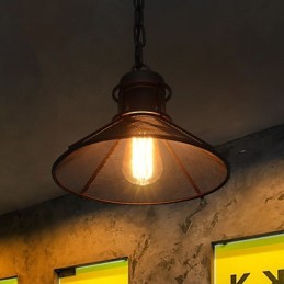 Závesné svietidlá Mini Style Retro Garáž Kovové