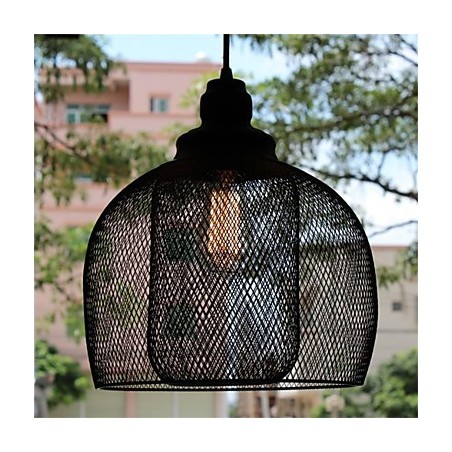 American Retro Birdcage Shape Iron Art Luster American Retro Birdcage Shape Iron Art Luster