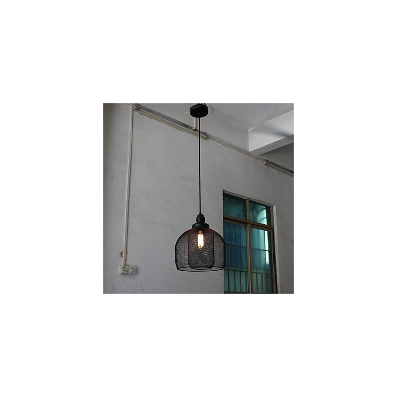 American Retro Birdcage Shape Iron Art Luster