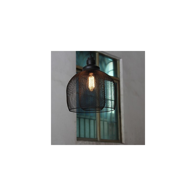 American Retro Birdcage Shape Iron Art Luster
