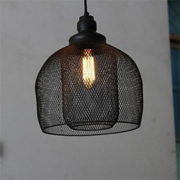 American Retro Birdcage Shape Iron Art Luster