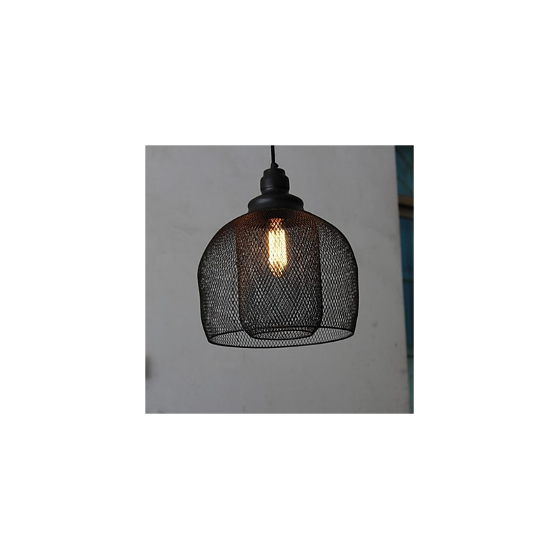 American Retro Birdcage Shape Iron Art Luster